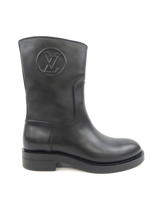 Louis Vuitton Ma0126 Size 35.5 Black Boots